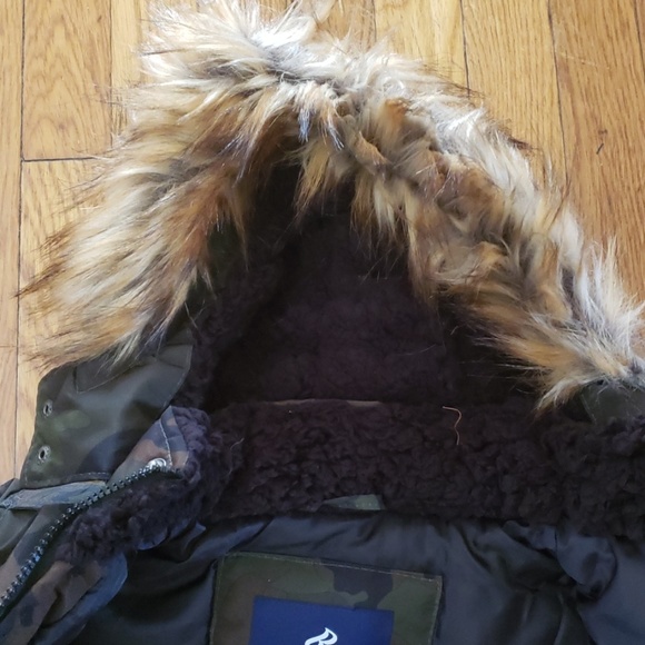 Rocawear Camouflage Kids Winter Coat - Picture 7 of 8